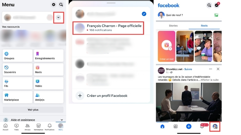 Étapes pour supprimer ou désactiver une Page Facebook à partir de l'application sur iPhone, iPad ou avec un téléphone ou tablette Android